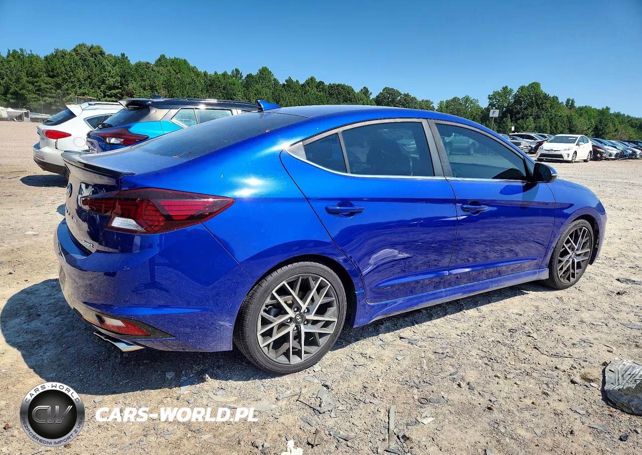 2020 Hyundai Elantra Sport VIN:KMHD04LB1LU993975 - 3