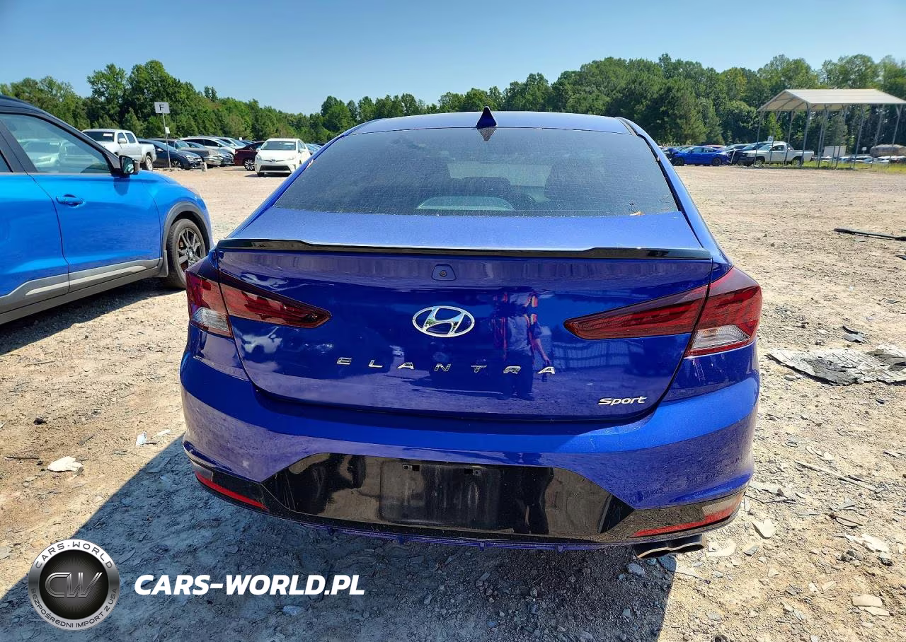 2020 Hyundai Elantra Sport VIN:KMHD04LB1LU993975 - 6