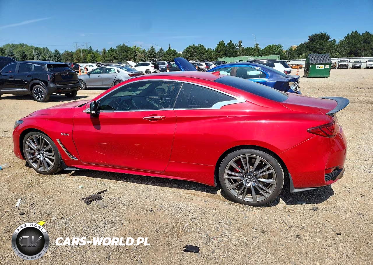 2017 Infiniti Q60 Red Sport 400 VIN:JN1FV7EK7HM610855 - 2