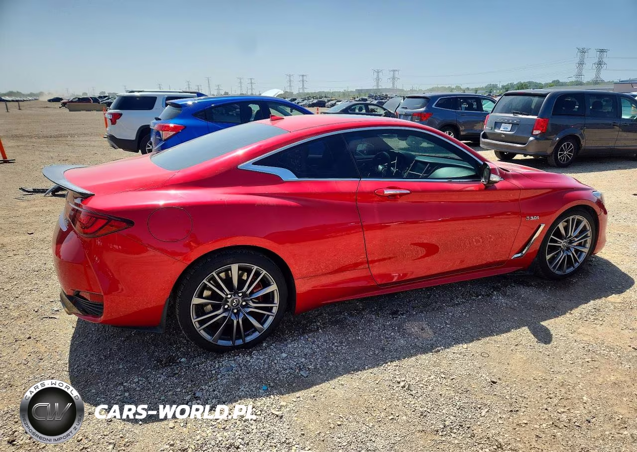 2017 Infiniti Q60 Red Sport 400 VIN:JN1FV7EK7HM610855 - 3