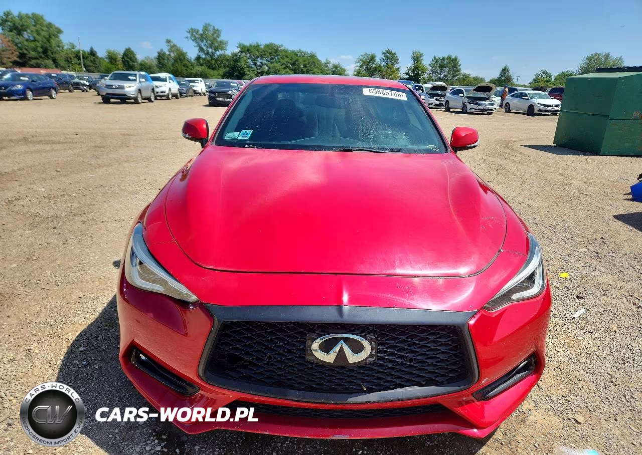 2017 Infiniti Q60 Red Sport 400 VIN:JN1FV7EK7HM610855 - 5