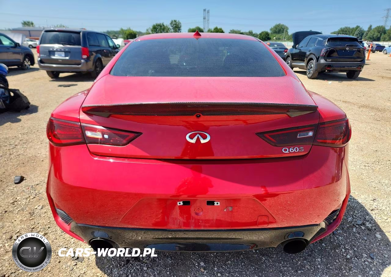 2017 Infiniti Q60 Red Sport 400 VIN:JN1FV7EK7HM610855 - 6