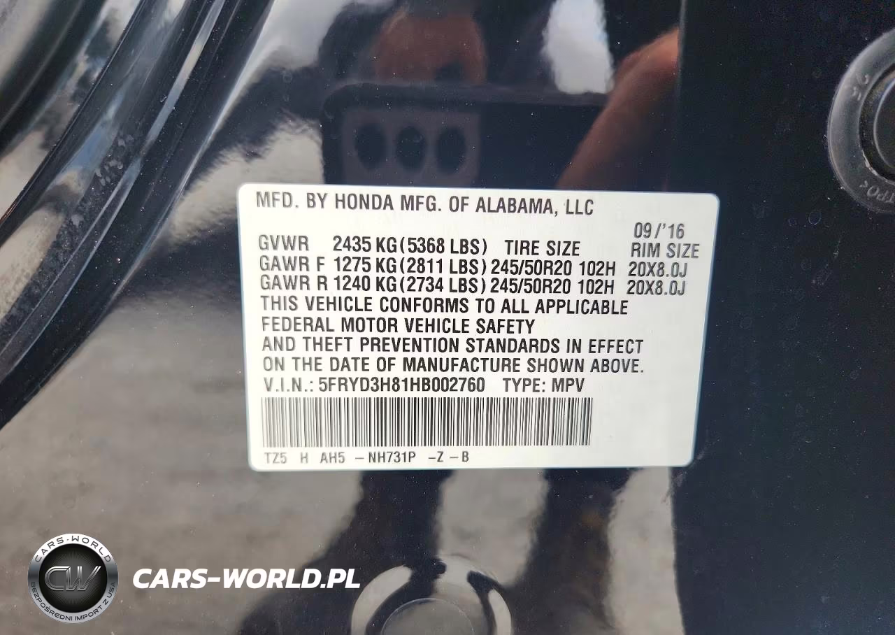 2017 Acura Mdx Advance VIN:5FRYD3H81HB002760 - 13