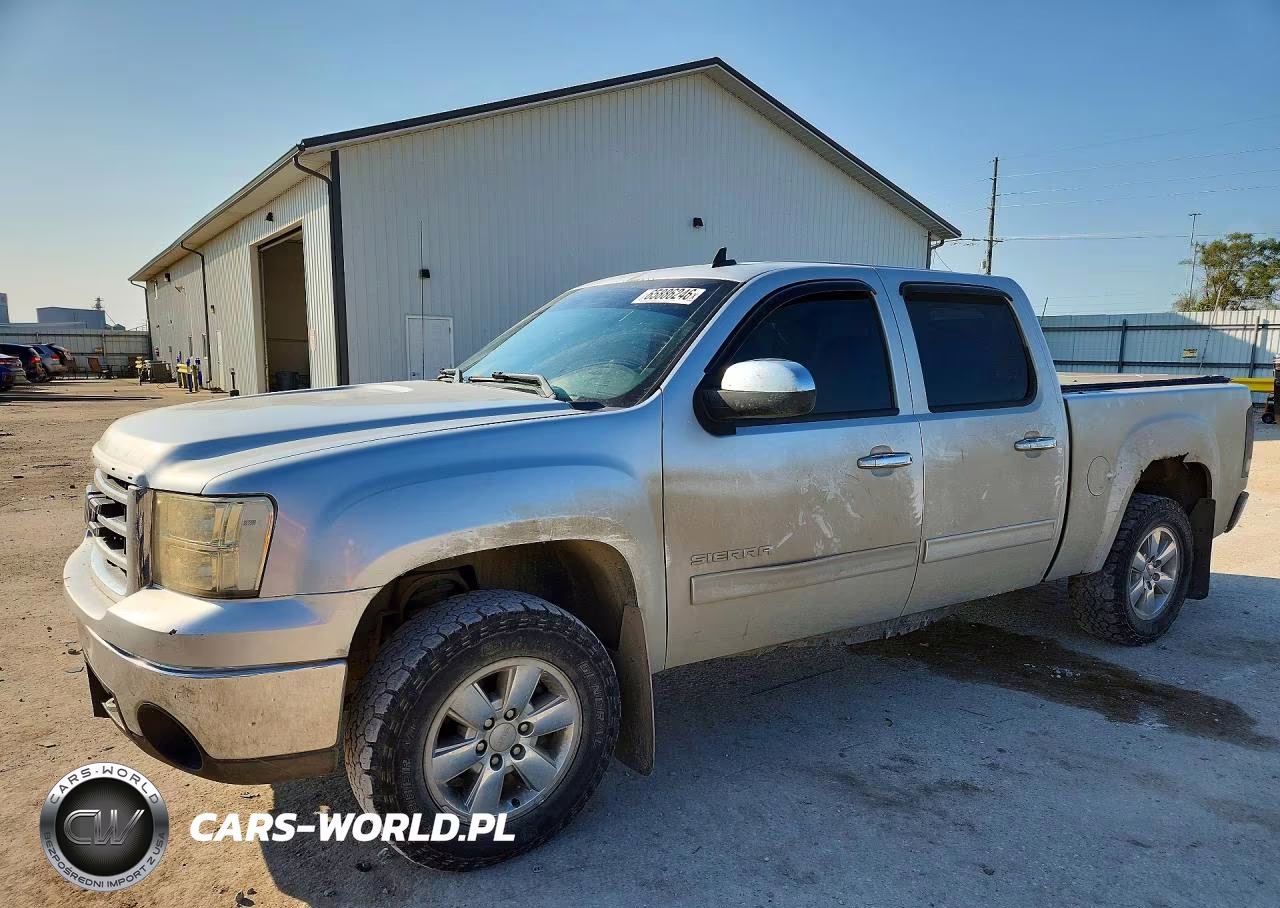 2012 GMC Sierra K1500 Sle VIN:3GTP2VE74CG152195 - 1