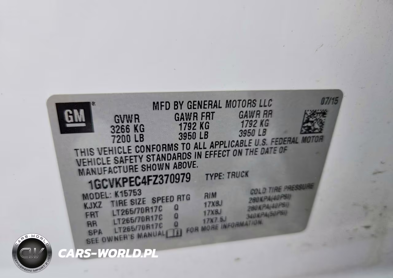 2015 Chevrolet Silverado K1500 VIN:1GCVKPEC4FZ370979 - 12