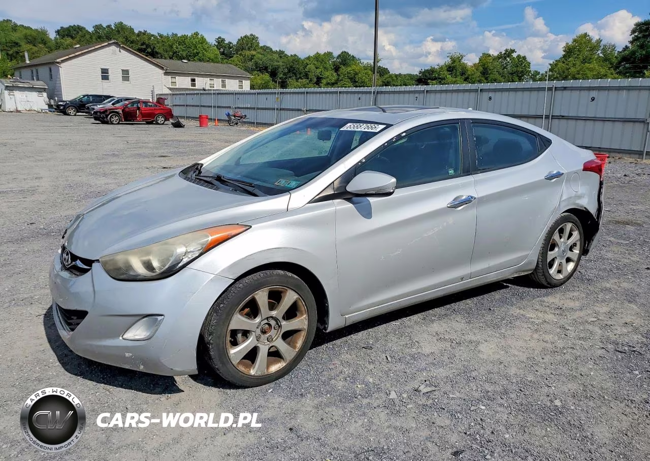 2013 Hyundai Elantra Limited VIN:KMHDH4AEXDU999653 - 1