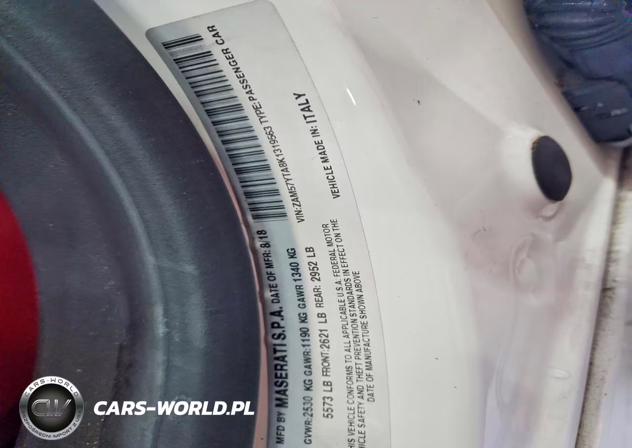 2019 Maserati Ghibli S VIN:ZAM57YTA8K1319563 - 12