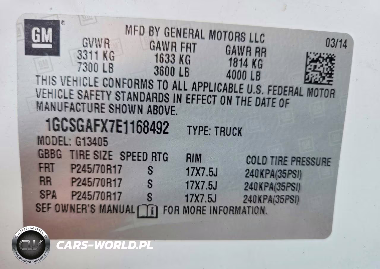 2014 Chevrolet Express G1500 VIN:1GCSGAFX7E1168492 - 13