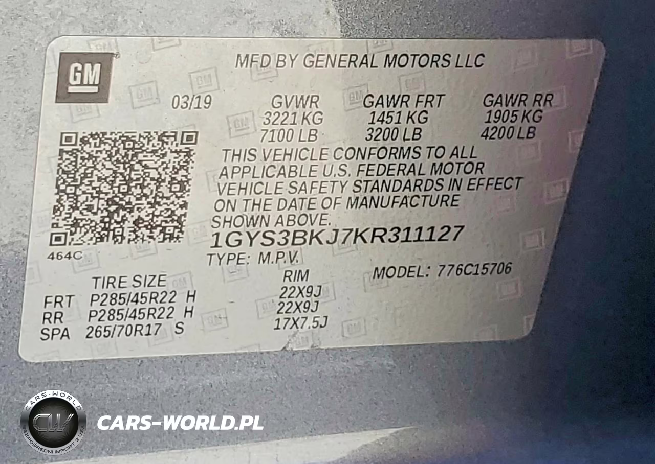 2019 Cadillac Escalade Luxury VIN:1GYS3BKJ7KR311127 - 14