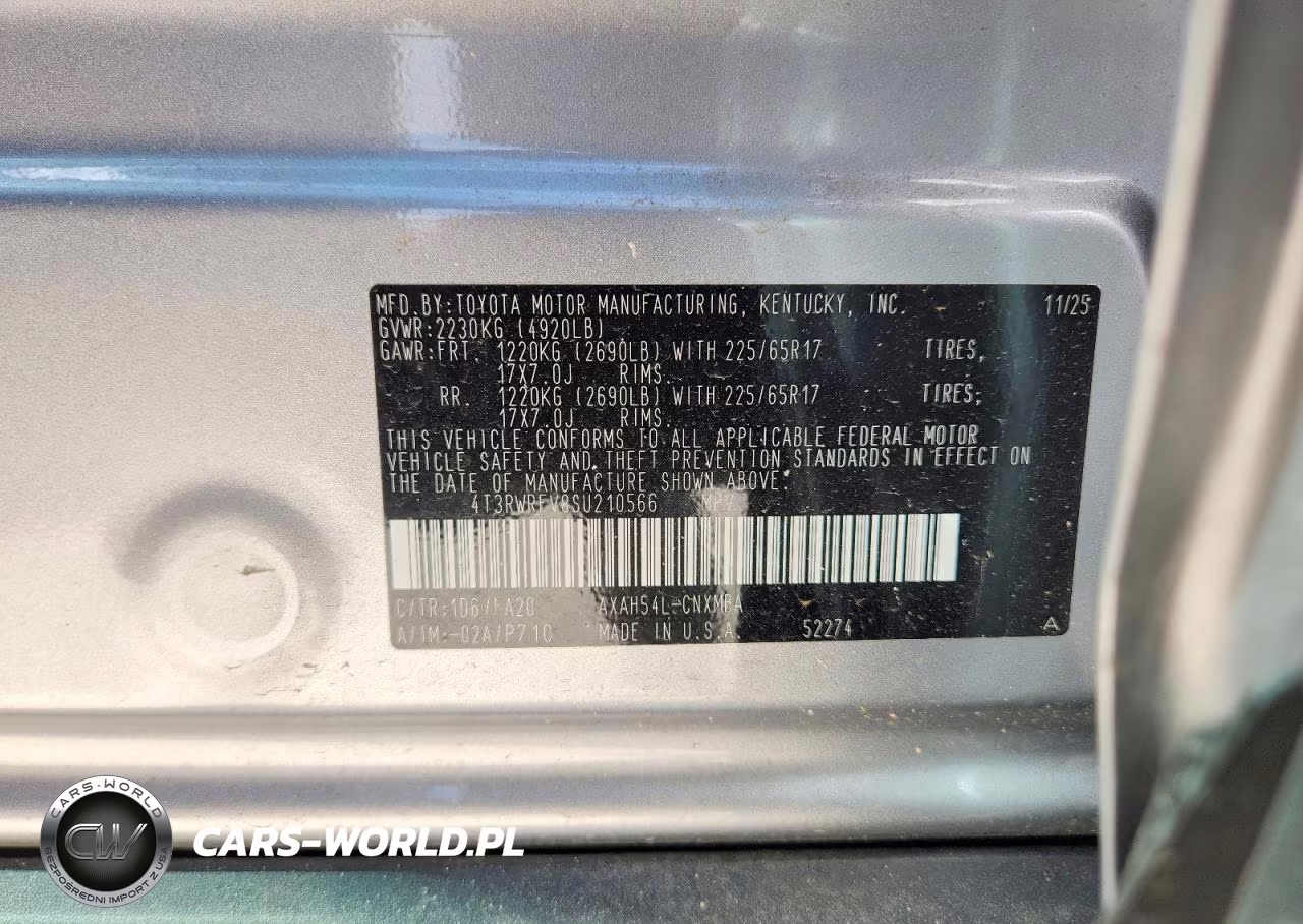 2025 Toyota Rav4 Hybrid Xle VIN:4T3RWRFV8SU210566 - 13