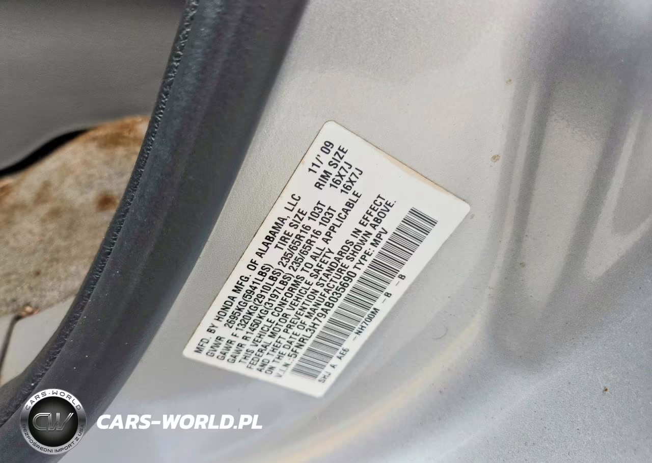 2010 Honda Odyssey Exl VIN:5FNRL3H79AB035690 - 13