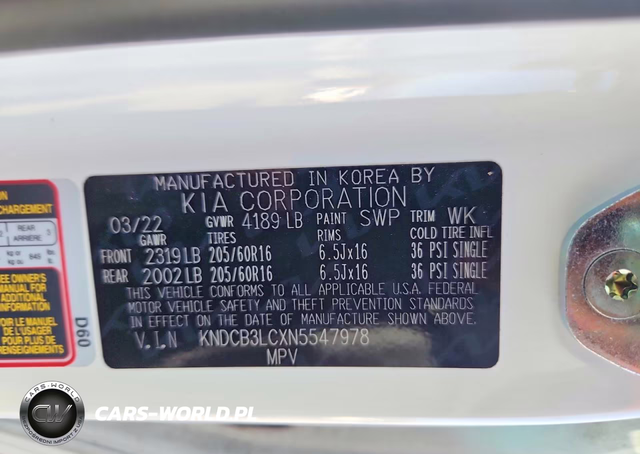 2022 Kia Niro Lxs VIN:KNDCB3LCXN5547978 - 13