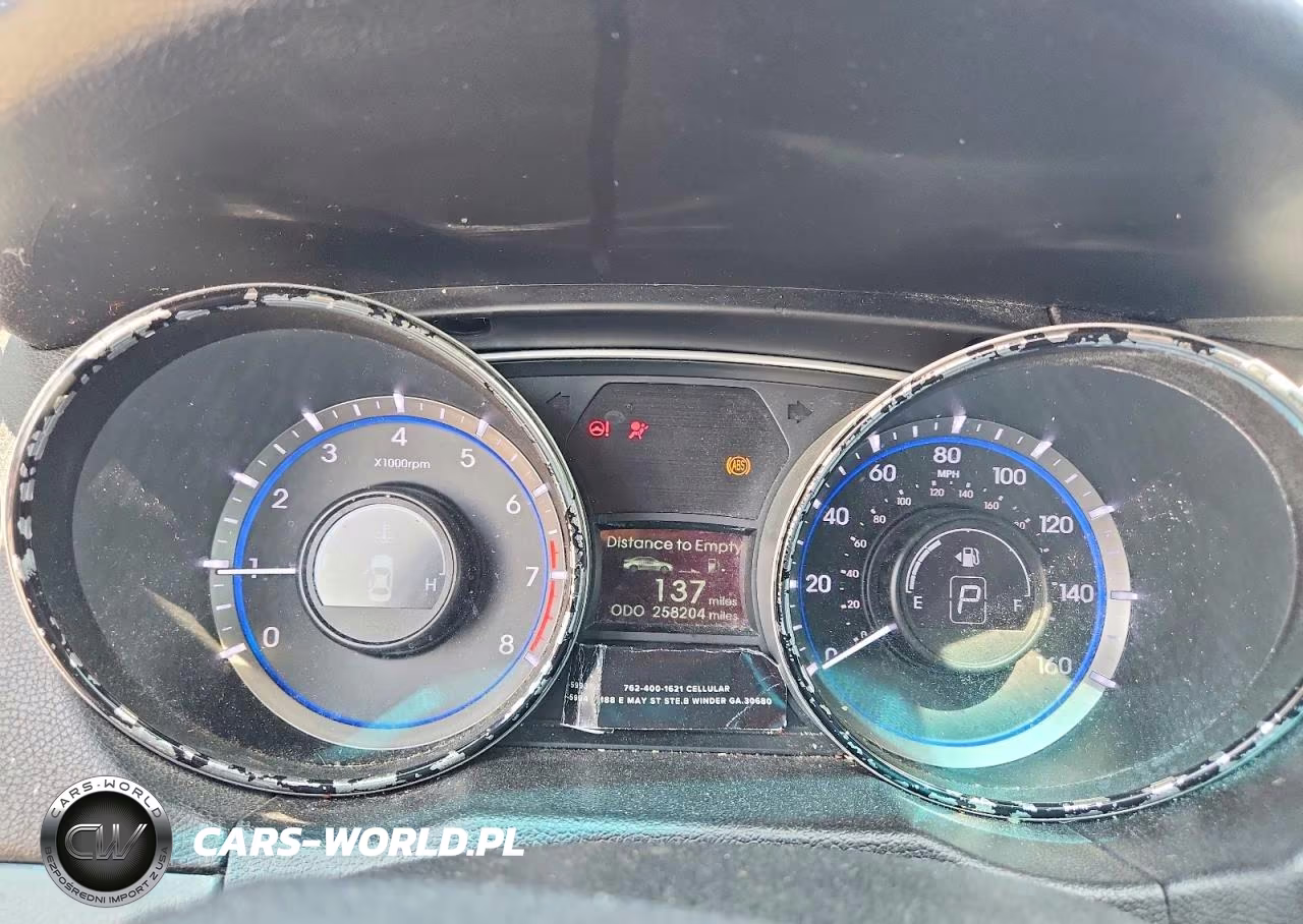 2014 Hyundai Sonata Gls VIN:5NPEB4AC5EH937811 - 9
