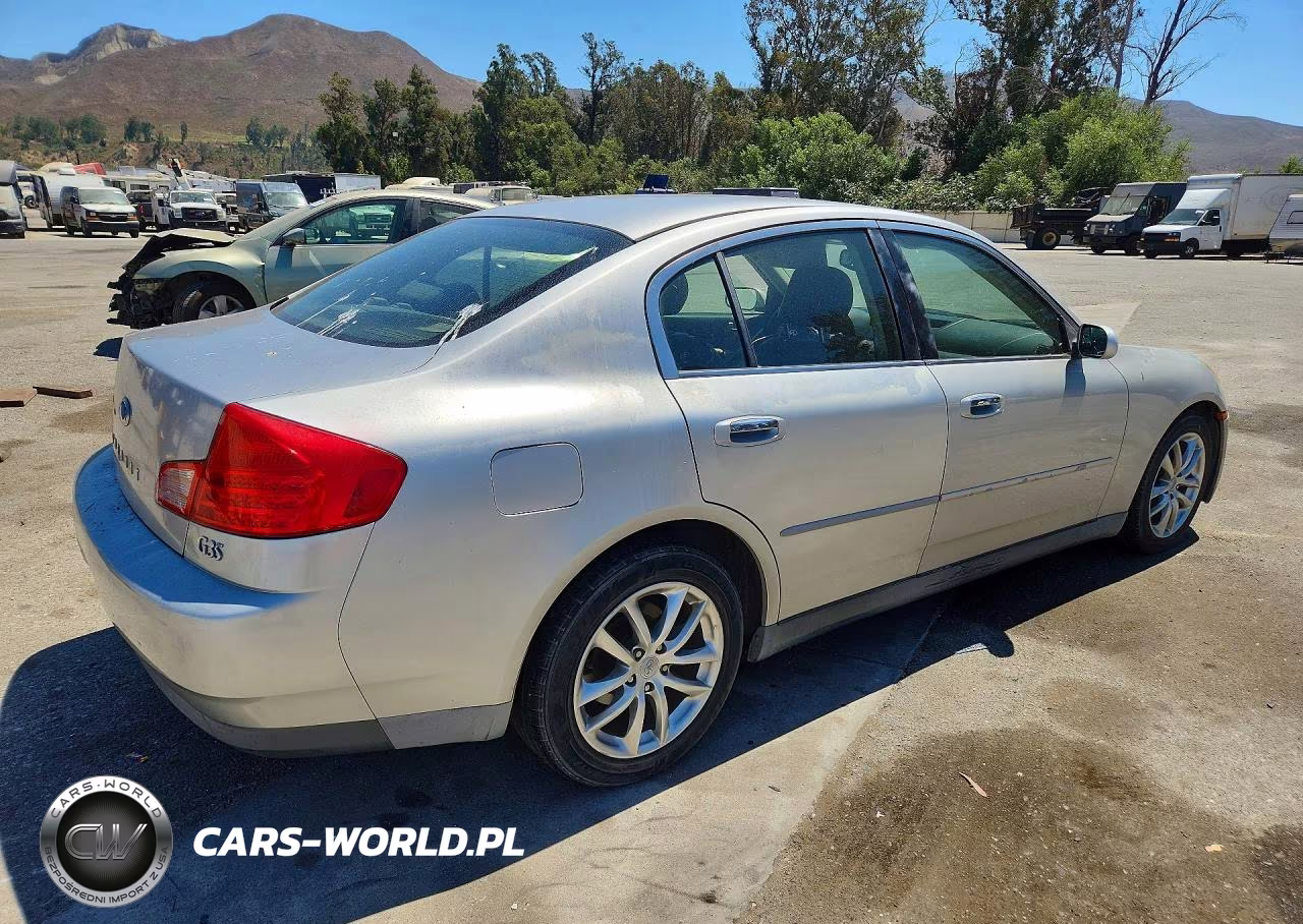 2003 Infiniti G35 Base VIN:JNKCV51E43M325591 - 3