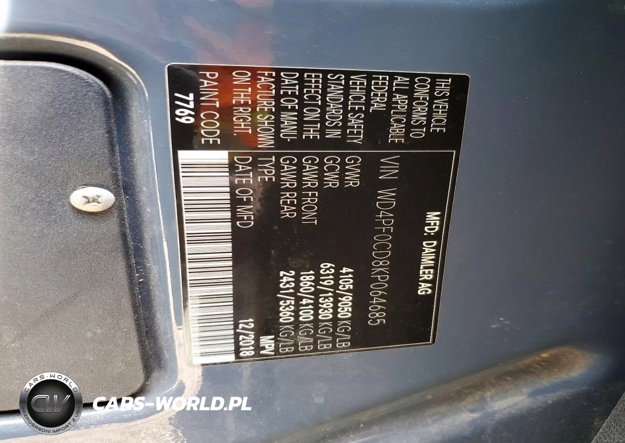 2019 Mercedes-Benz Sprinter 2500-3500 Delivery Van VIN:WD4PF0CD8KP064685 - 14