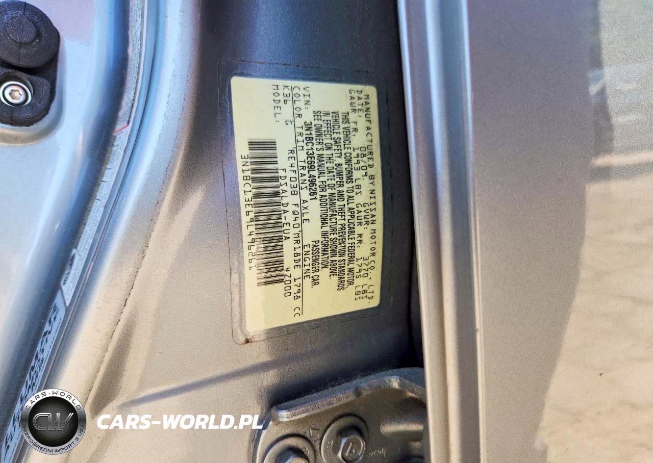 2009 Nissan Versa 1.8 S VIN:3N1BC13E69L496261 - 12