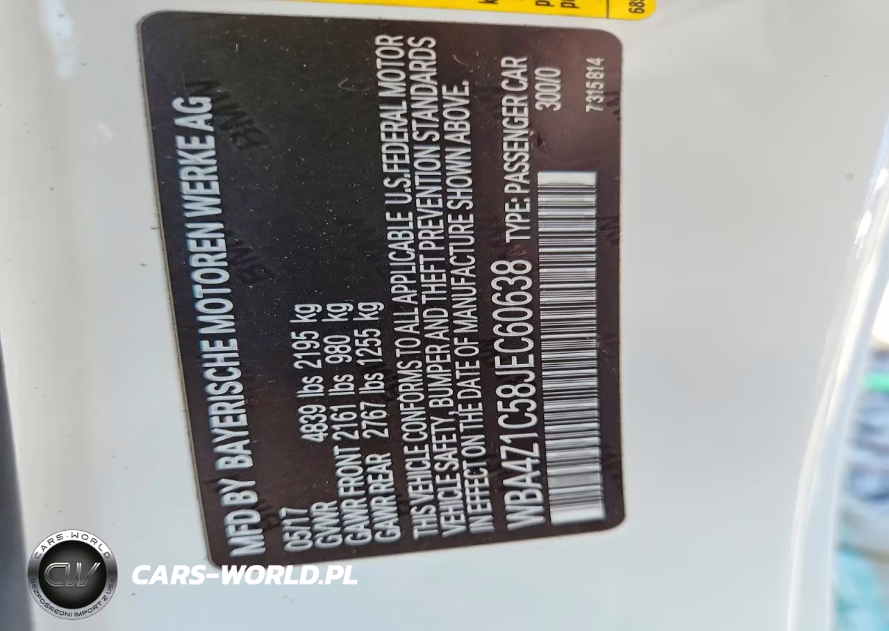 2018 BMW 430I VIN:WBA4Z1C58JEC60638 - 12
