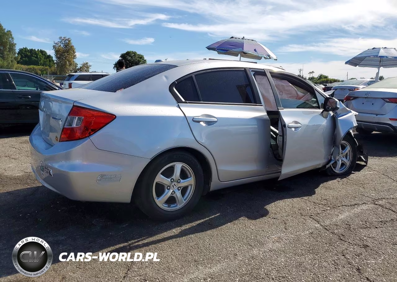 2012 Honda Civic Natural Gas VIN:19XFB5F59CE001597 - 3