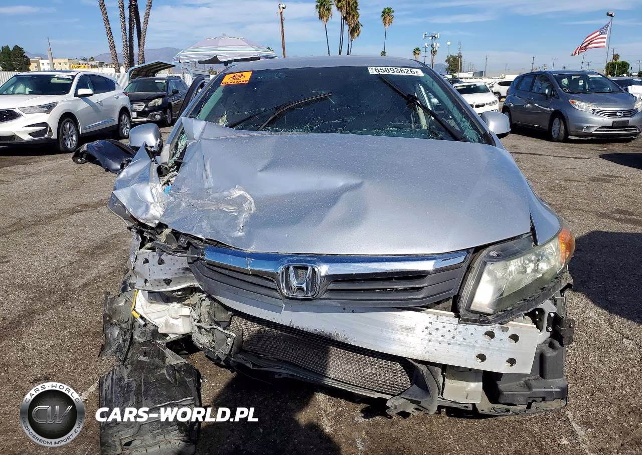 2012 Honda Civic Natural Gas VIN:19XFB5F59CE001597 - 5
