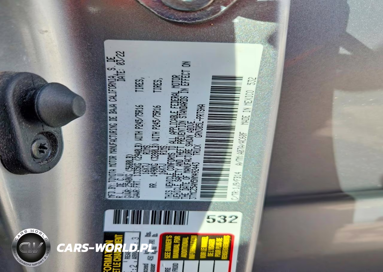 2022 Toyota Tacoma VIN:3TMCZ5AN5NM492443 - 13