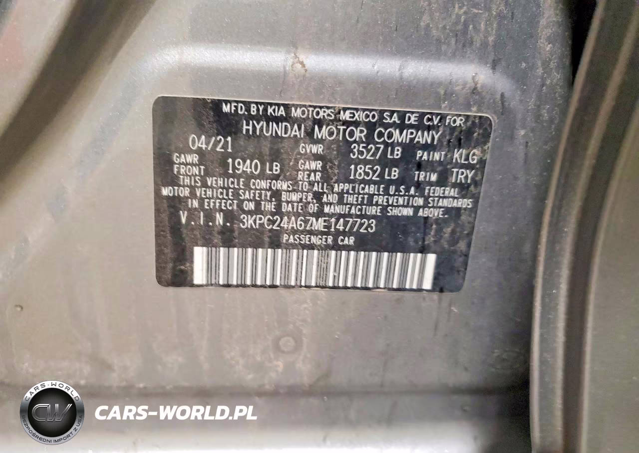 2021 Hyundai Accent Se VIN:3KPC24A67ME147723 - 12
