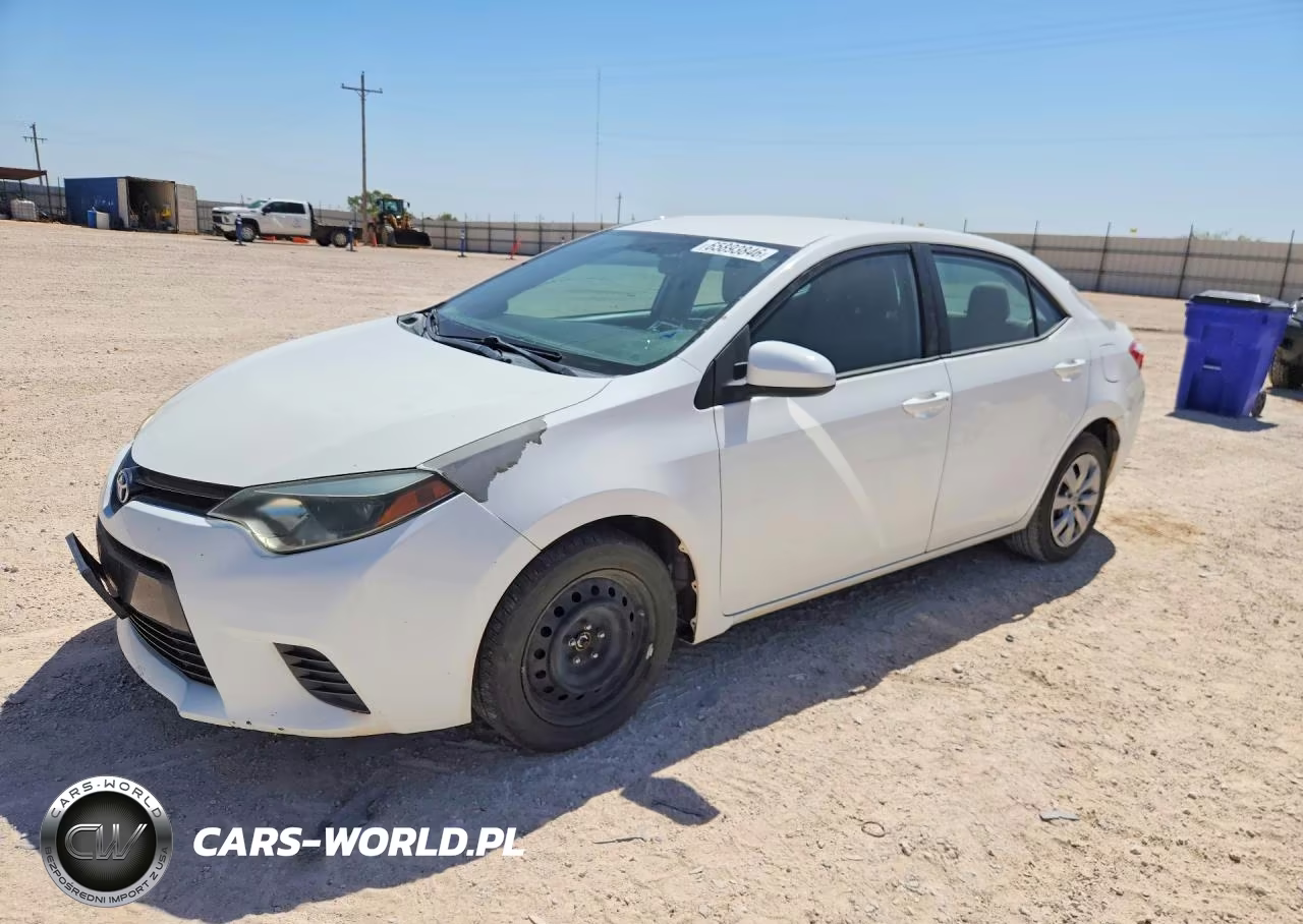 2016 Toyota Corolla Le VIN:5YFBURHE8GP435446 - 1