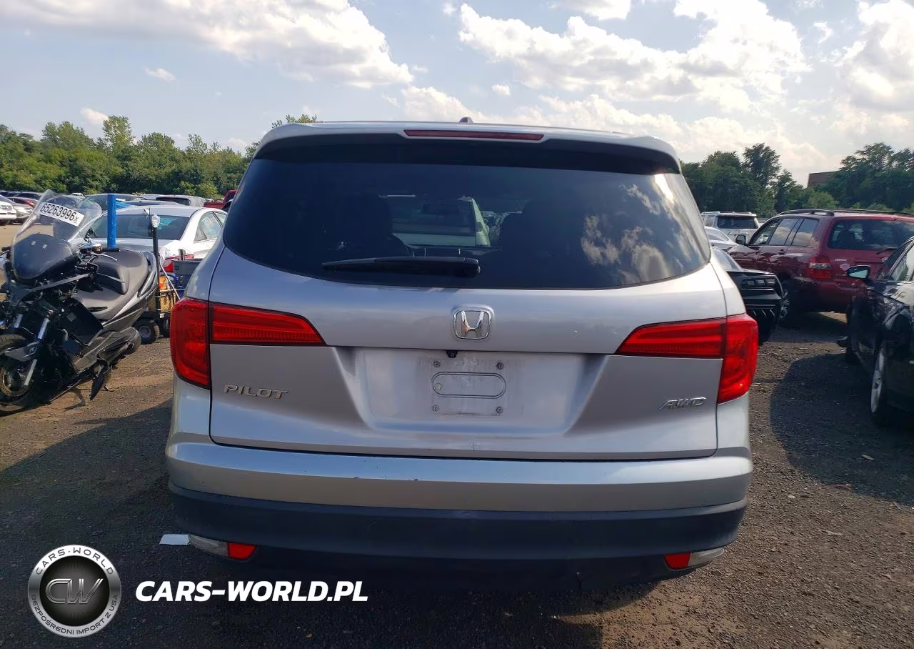2017 Honda Pilot Exl VIN:5FNYF6H59HB090444 - 6