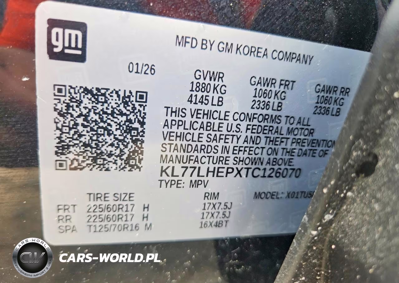2026 Chevrolet Trax 1Lt VIN:KL77LHEPXTC126070 - 14
