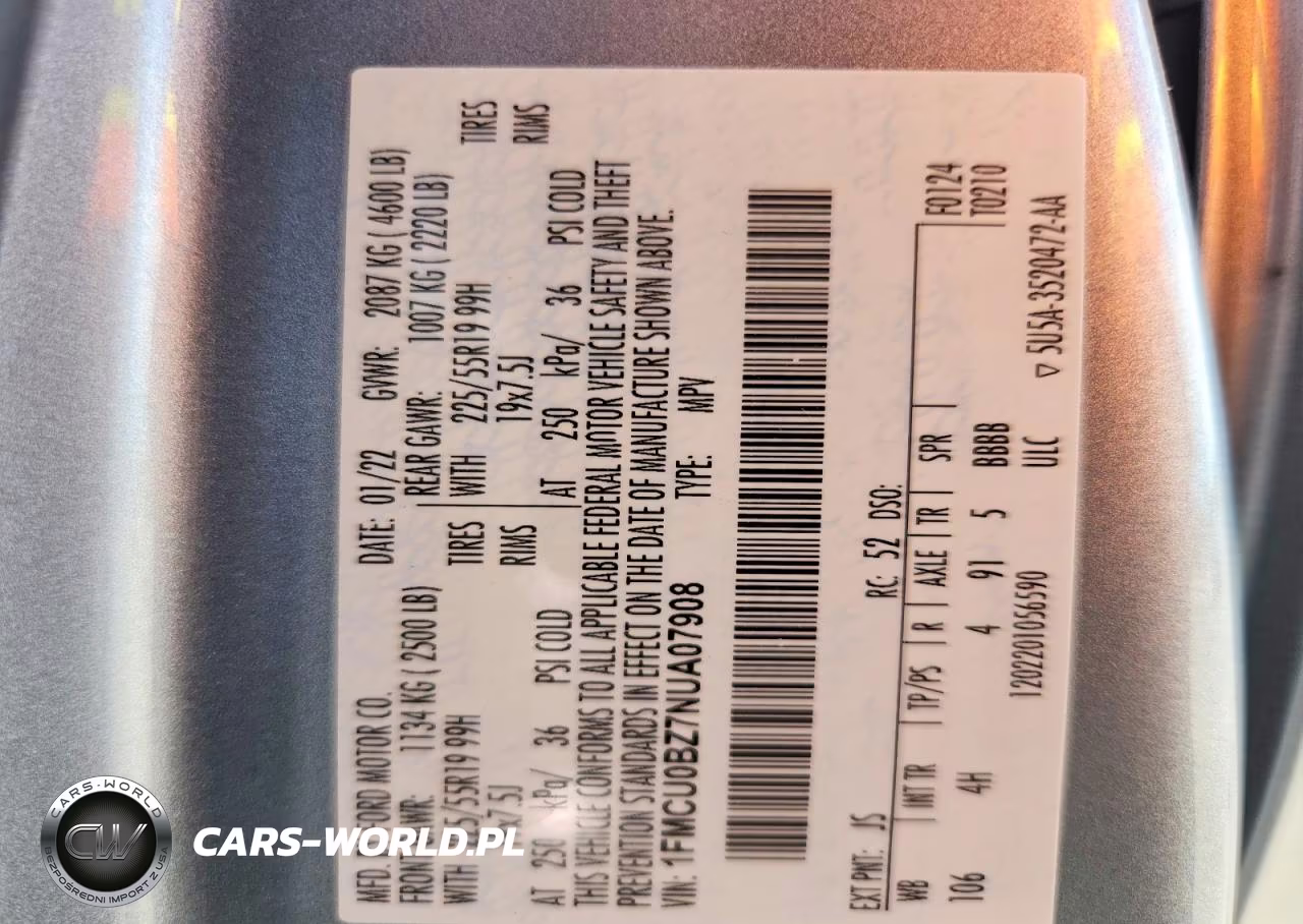 2022 Ford Escape Se VIN:1FMCU0BZ7NUA07908 - 13