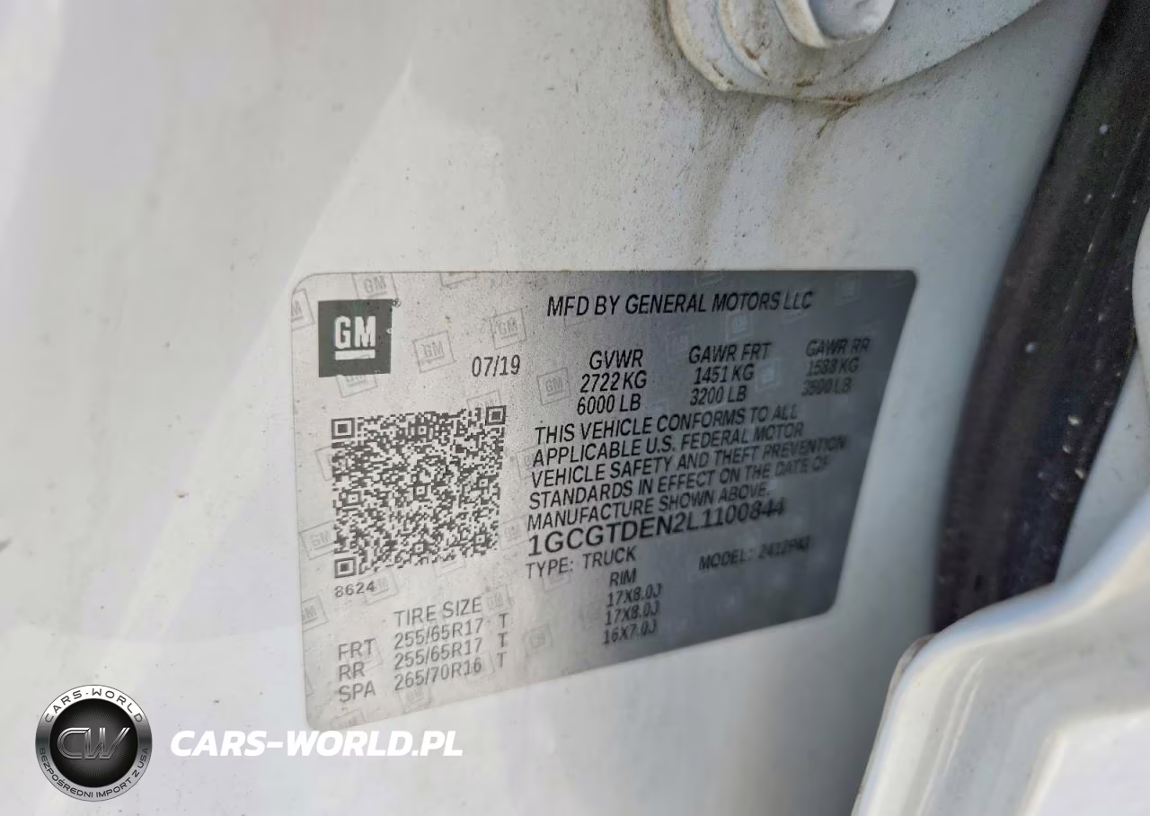 2020 Chevrolet Colorado Z71 VIN:1GCGTDEN2L1100844 - 13