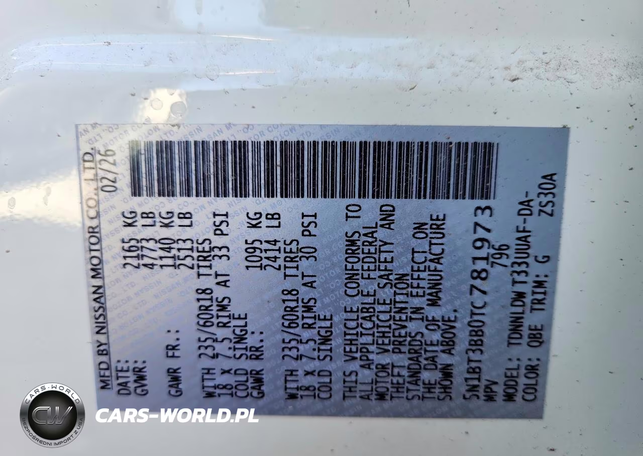 2026 Nissan Rogue Sv VIN:5N1BT3BB0TC781973 - 13