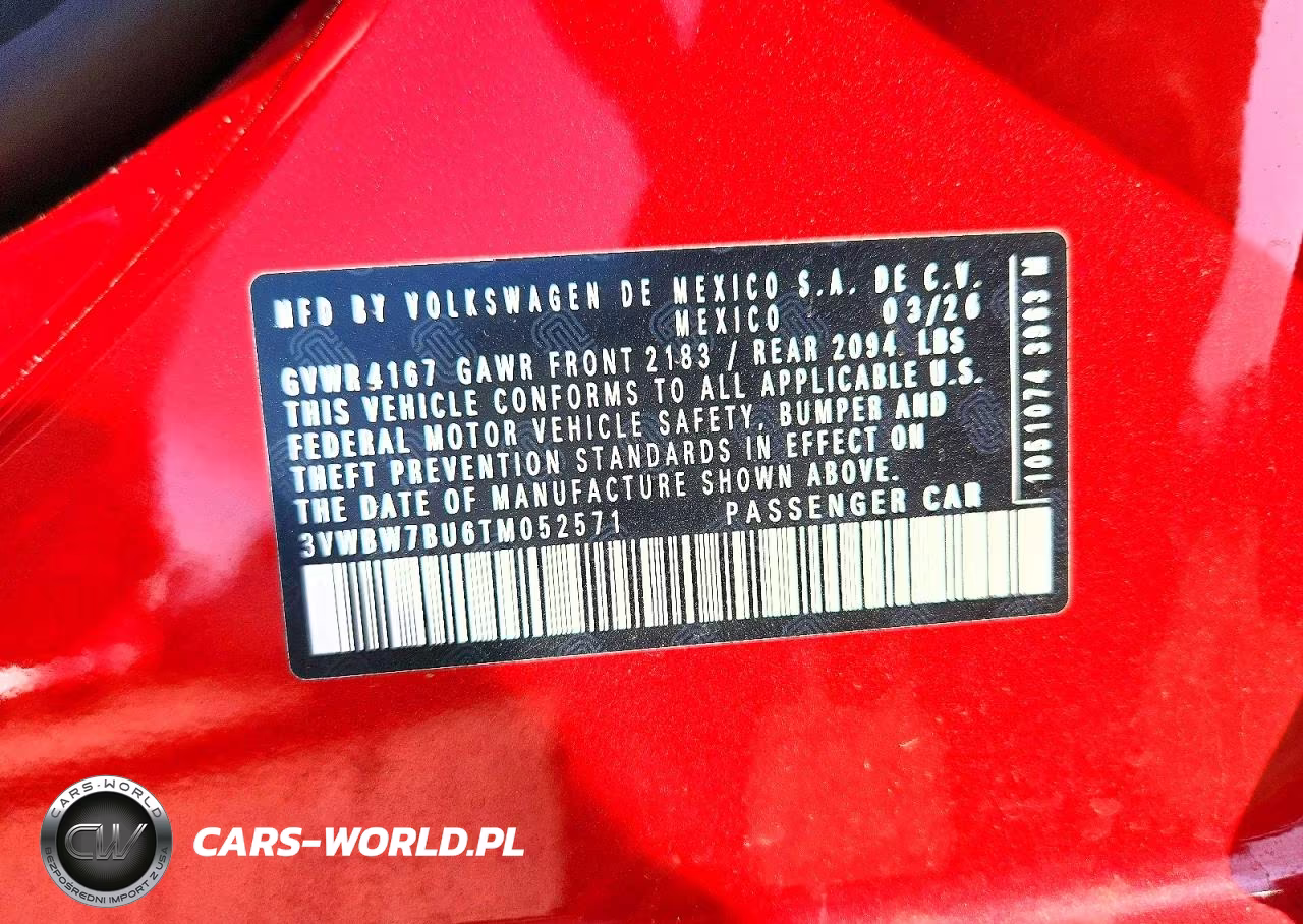 2026 Volkswagen Jetta Sport VIN:3VWBW7BU6TM052571 - 12