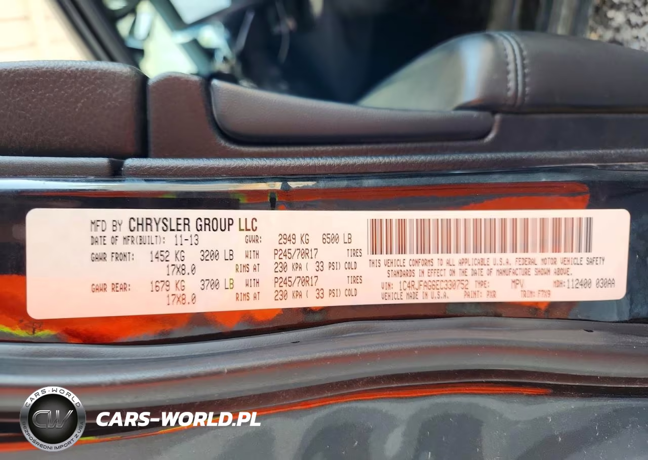 2014 Jeep Grand Cherokee Laredo VIN:1C4RJFAG6EC330752 - 12