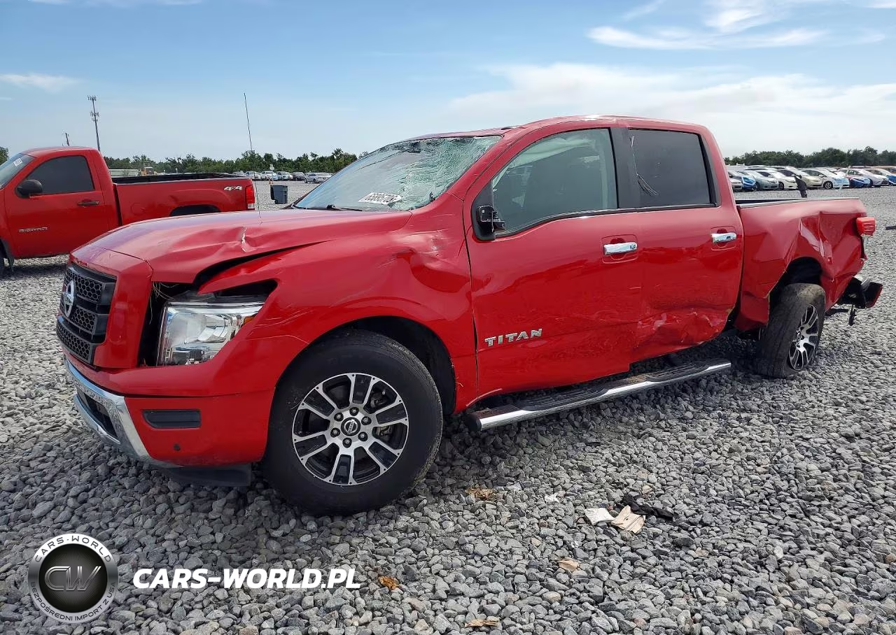 2021 Nissan Titan Sv VIN:1N6AA1EF2MN524521 - 1