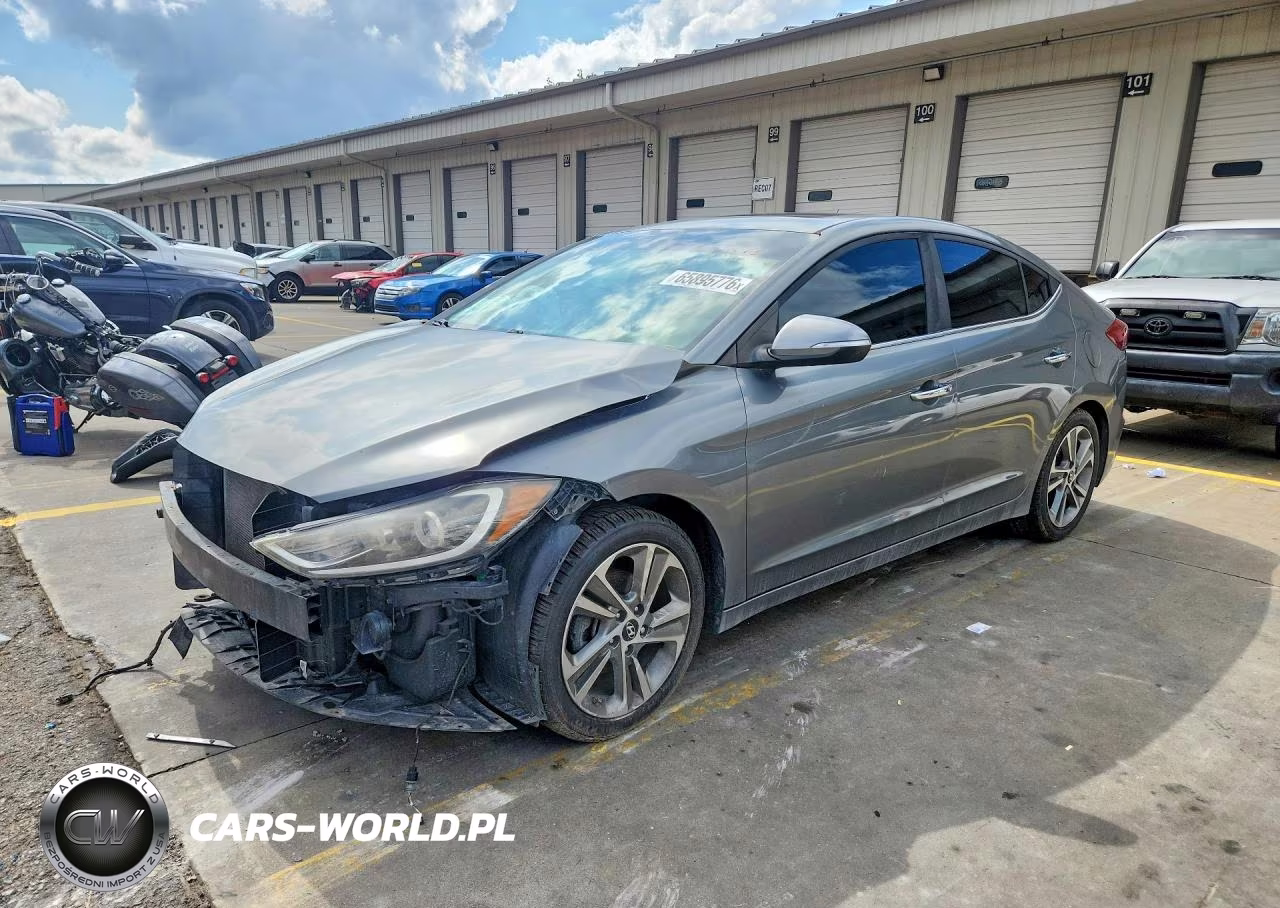 2017 Hyundai Elantra Limited VIN:KMHD84LFXHU211904 - 1