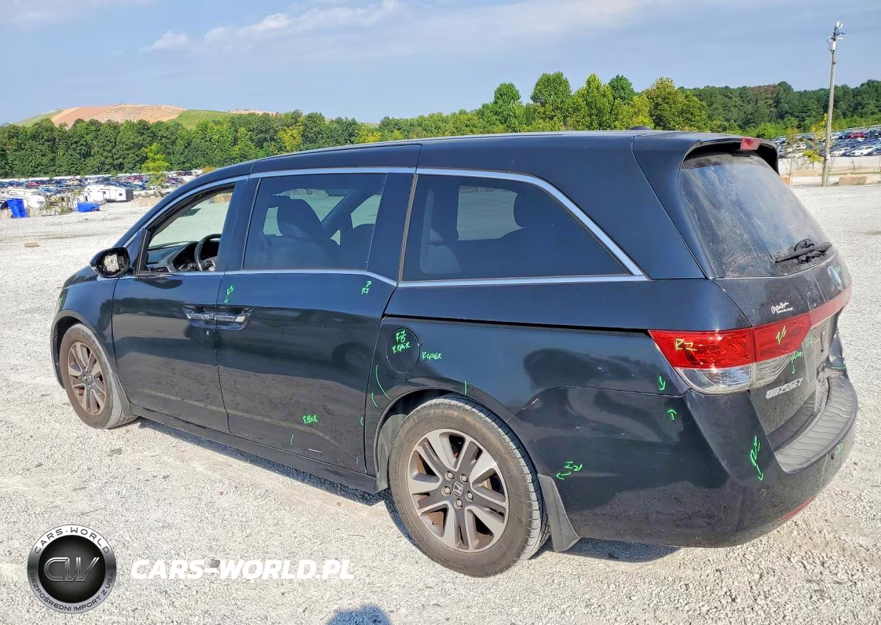 2014 Honda Odyssey Touring VIN:5FNRL5H93EB117546 - 2