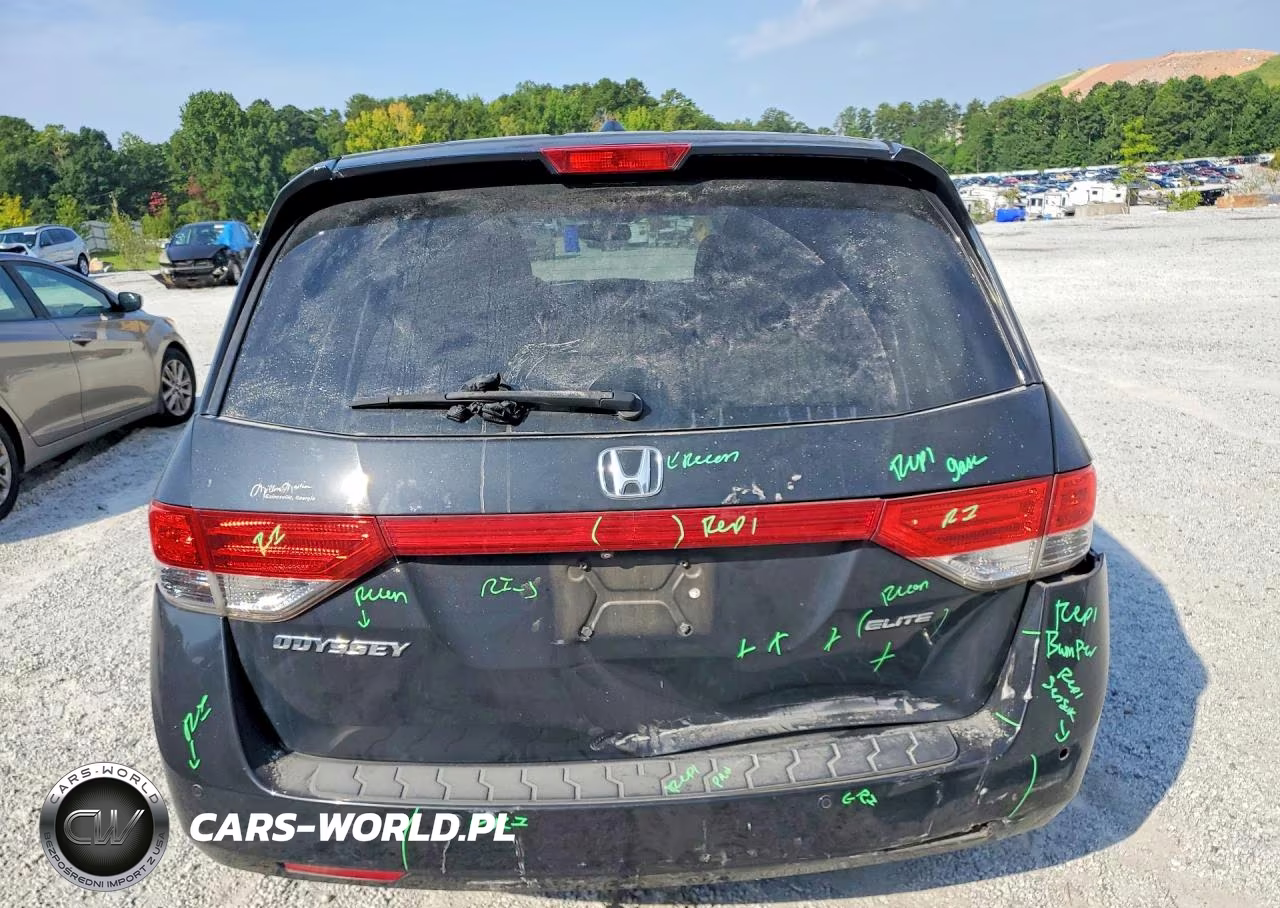2014 Honda Odyssey Touring VIN:5FNRL5H93EB117546 - 6