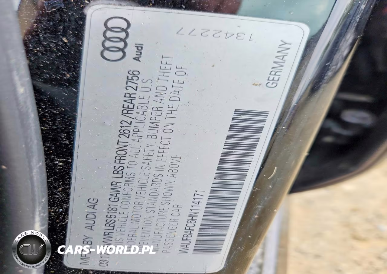 2017 Audi A6 Premium VIN:WAUF8AFC6HN114171 - 12