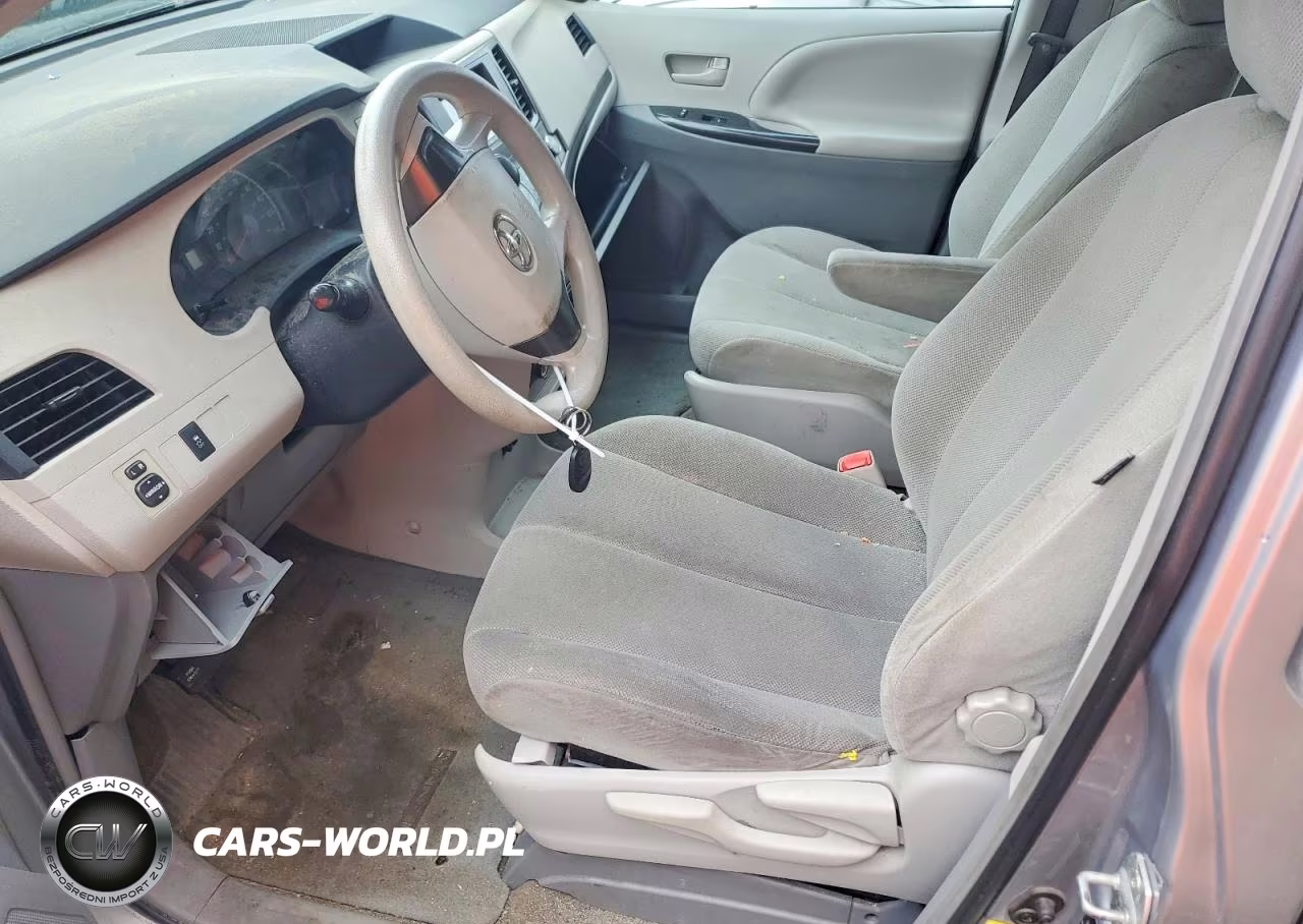 2012 Toyota Sienna Base 7-Passenger VIN:5TDZK3DC3CS244458 - 7