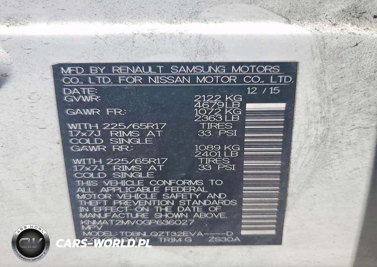 2016 Nissan Rogue Sv VIN:KNMAT2MV0GP636027 - 13