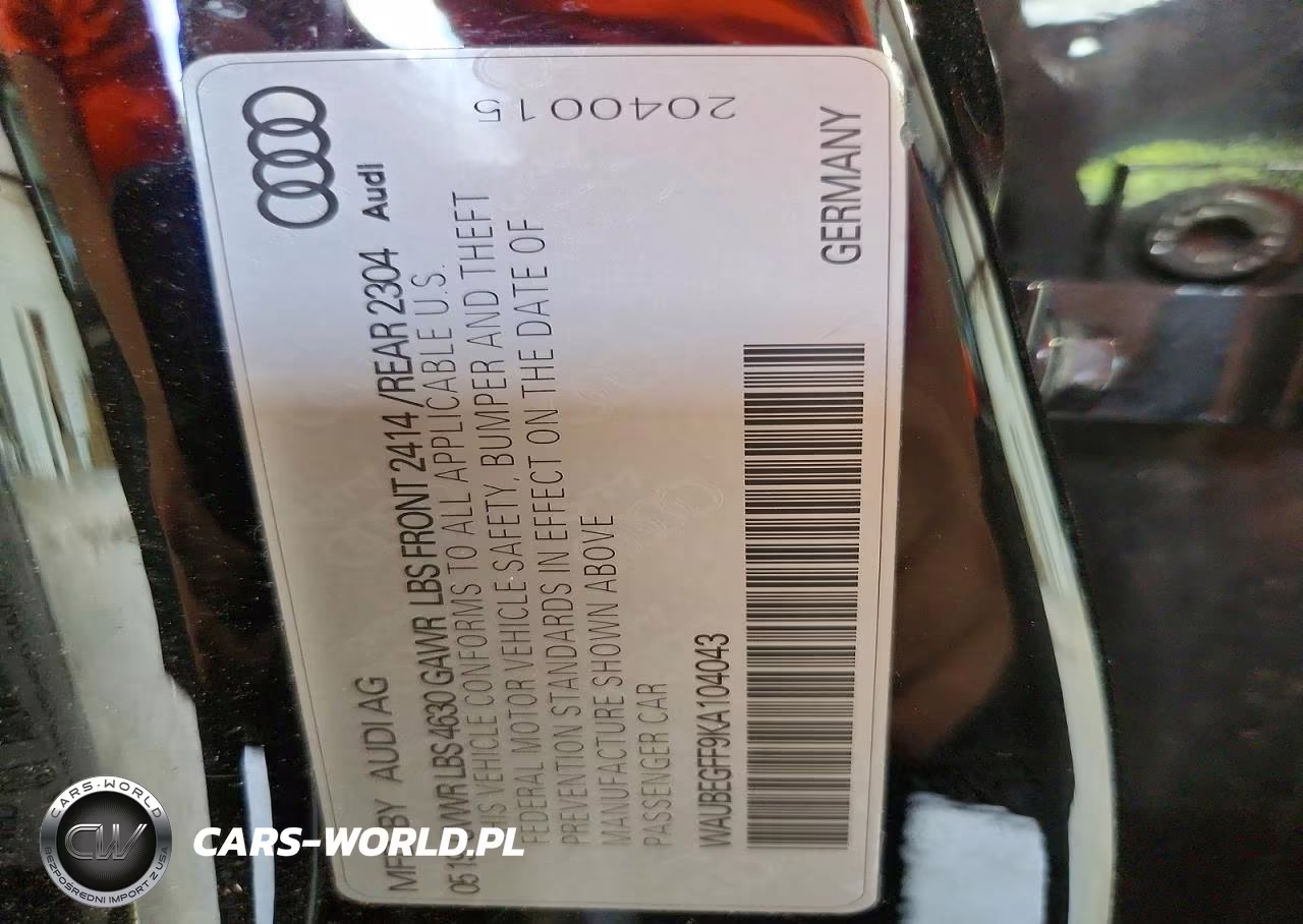2019 Audi A3 Premium VIN:WAUBEGFF9KA104043 - 12