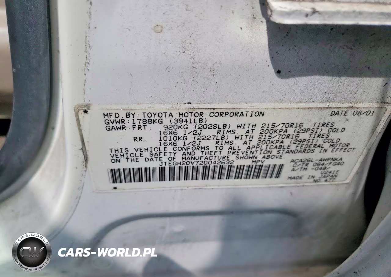 2002 Toyota Rav4 Base VIN:JTEGH20V720042632 - 12