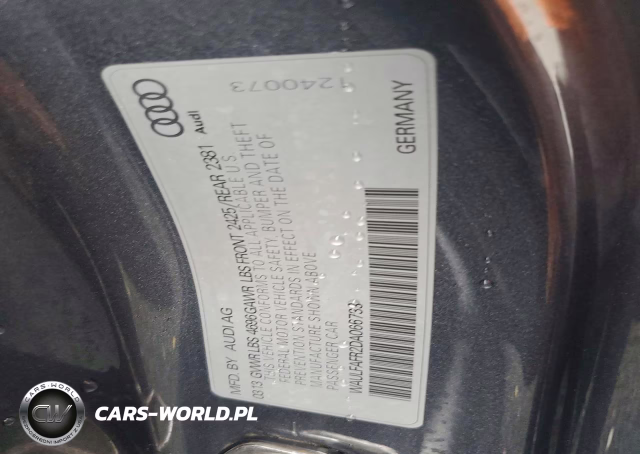 2013 Audi A5 Premium Plus VIN:WAULFAFR2DA066733 - 12