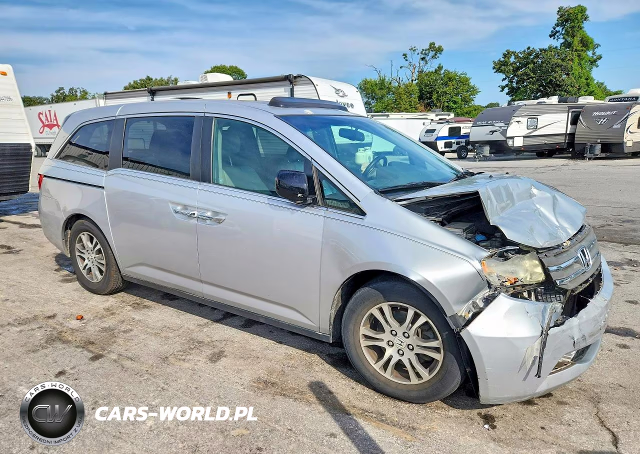 2012 Honda Odyssey Exl VIN:5FNRL5H64CB107174 - 4