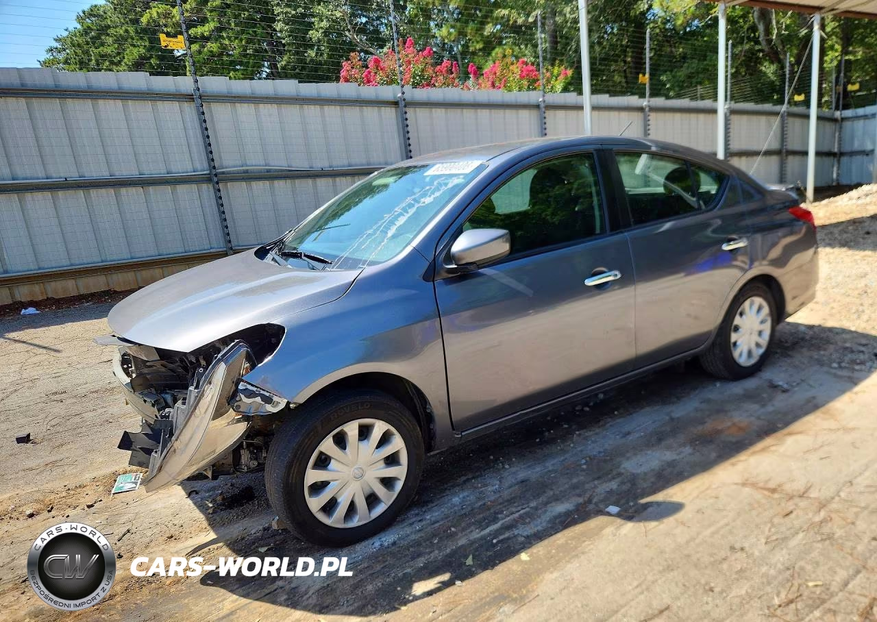 2019 Nissan Versa Sv VIN:3N1CN7AP6KL860142 - 1