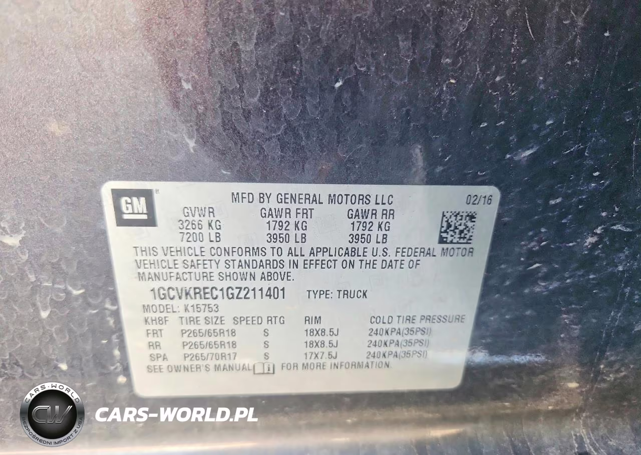 2016 Chevrolet Silverado K1500 Lt VIN:1GCVKREC1GZ211401 - 12