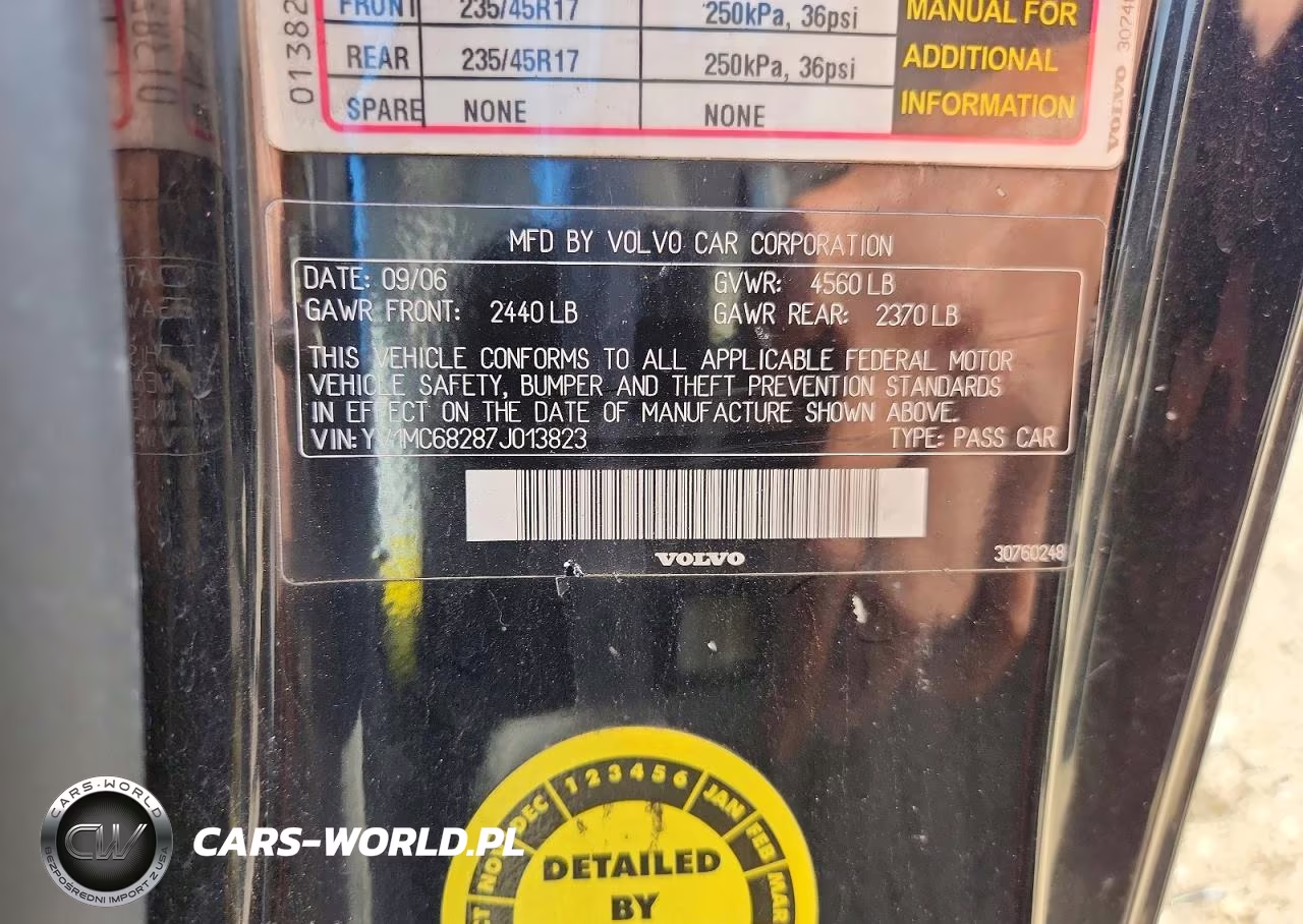 2007 Volvo C70 T5 VIN:YV1MC68287J013823 - 12