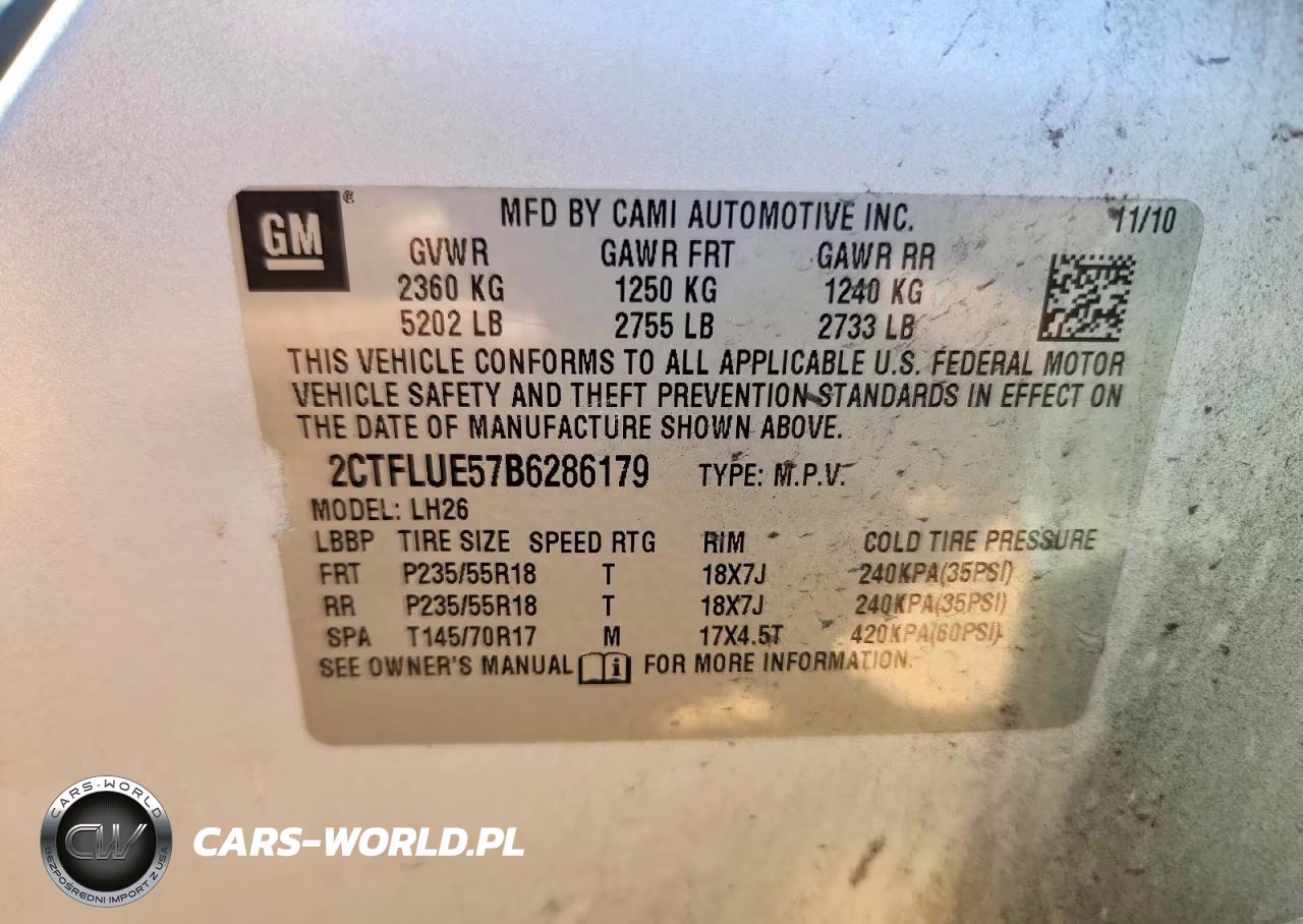 2011 GMC Terrain Slt VIN:2CTFLUE57B6286179 - 13