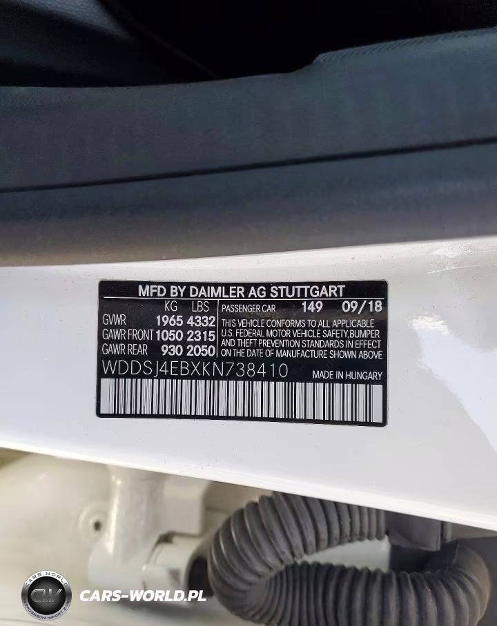2019 Mercedes-Benz Cla 250 VIN:WDDSJ4EBXKN738410 - 12