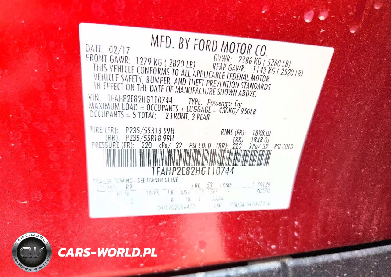 2017 Ford Taurus Sel VIN:1FAHP2E82HG110744 - 12